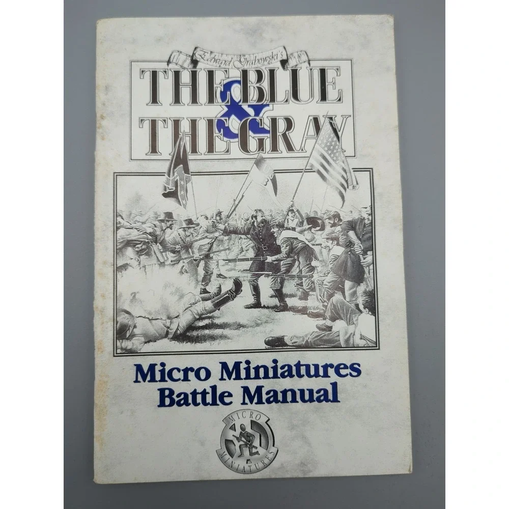 Vtg 1993 Edward Grabowski's The Blue‎ & The Gray Micro Miniatures Battle Manual
